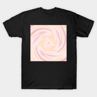 Peach and Rose Circle T-Shirt